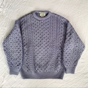 100% Wool Irish Sweater